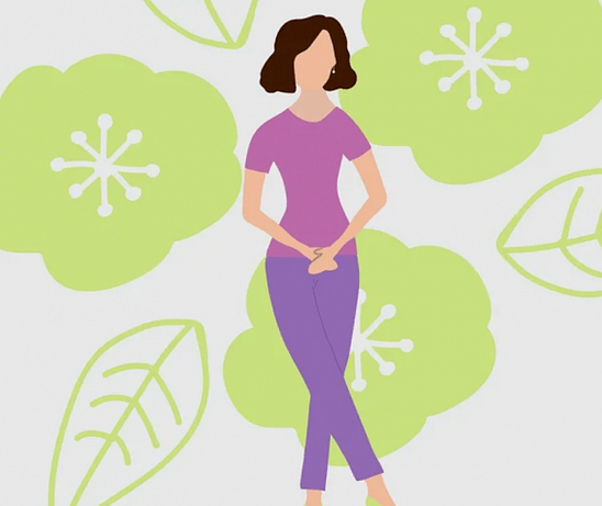 La figure d'une femme